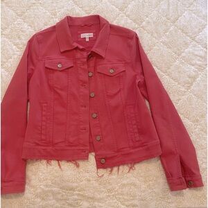 Loft Nantucket Red Jean jacket